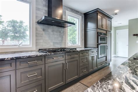 grey cabinets with black stainless steel appliances|black stainless steel kitchen cabinets.